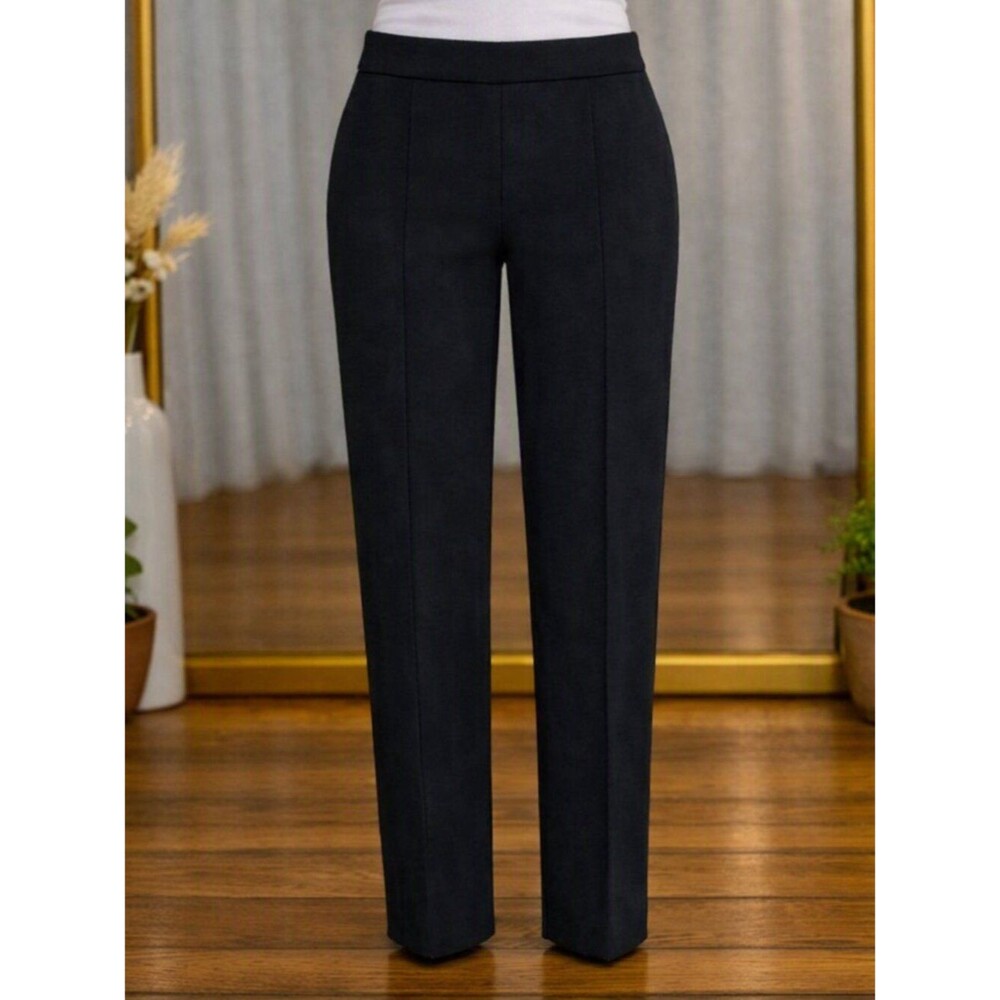 Andrew Marc Women's Pants Ankle Length Faux Suede Pull On Black Size XS NWOT